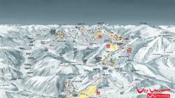 Первоклассный сервис — карта горнолыжных курортов Андорры Трассы в андорре